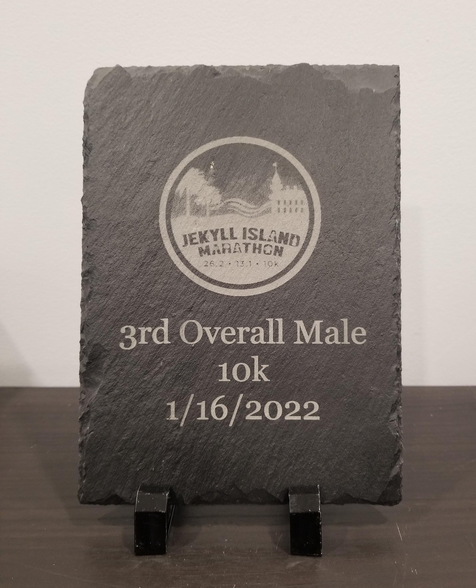 Rectangular Slate Award with Plastic Stands