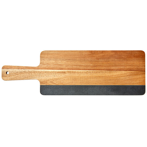 Wood and Black Marble Cutting Board