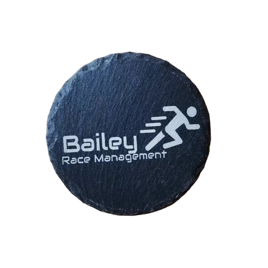 Slate coaster - Round