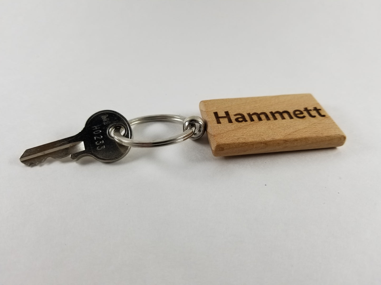 Natural Wood Keychain