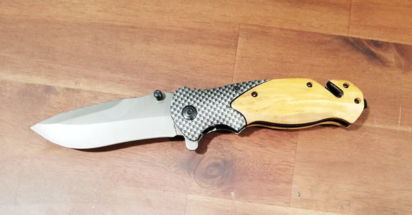 Olivewood Handle Pocket Knife