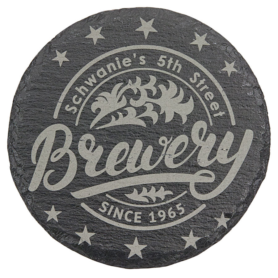 Round Slate Coaster Award